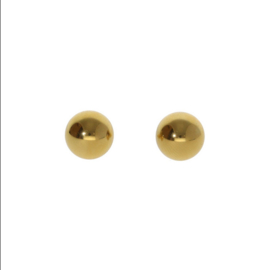 camps & camps oorbellen | Medium Golden Studs