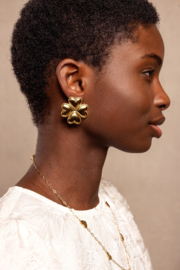 My Jewellery oorbellen iconic met hartjes klaver goud