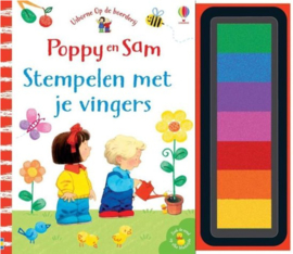 Boek Poppy en Sam stempelen met je vingers | karton