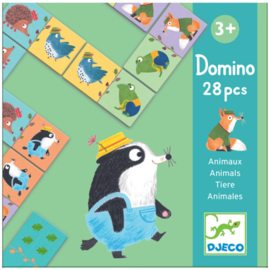 Djeco spel | domino bosdieren