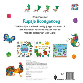 Boek Rupsje Nooitgenoeg voelboek vol dieren | karton