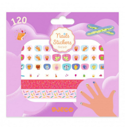 Djeco stickers voor nagels 'happy birthday'