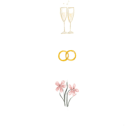 Nadine illustraties | happy marriage