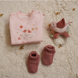 Little Dutch t-shirt lange mouw | Pink flowers.