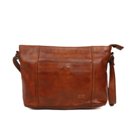 Bear Design kleine schoudertas 'Zoë' cognac
