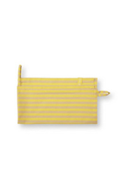 Pip Studio Set/2 Tea Towels Stripes Yellow 65x65cm