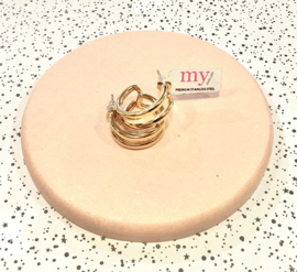 my jewellery oorbellen | goud open rond