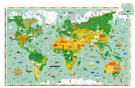 Djeco puzzel observation | werelddieren 200 stukjes