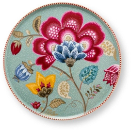 Pip Studio mini cake tray-Blooming Tales Fantasy Bleu-21 cm