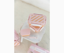 tutete lunchbox groot stripe roze