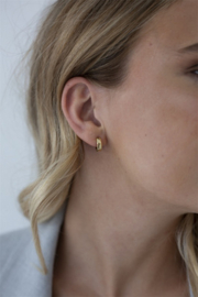 Go Dutch Label oorbellen Classic Hoop - 14K - 13mm