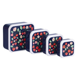 Little Lovely Company lunch & snackbox set | aardbeien