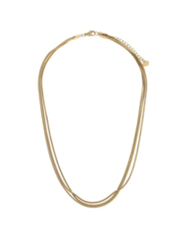 rose en camellia ketting snake schakel 3x