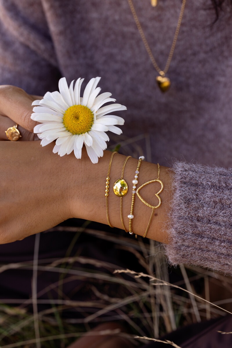 My jewellery Mystic armband met open hart