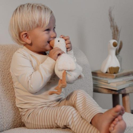 Little Dutch Tweedelige pyjama - Zand - Gestreept