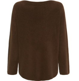marta du chateau knitted top dagmar brown