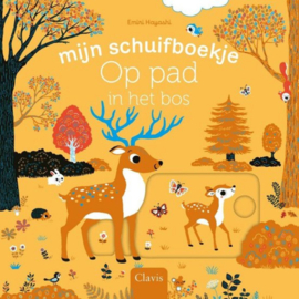 Op pad in het bos | schuifboekje karton