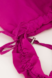 My Jewellery fuchsia shopper met ruffles