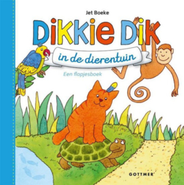 Dikkie Dik in de dierentuin | karton flapjesboekje
