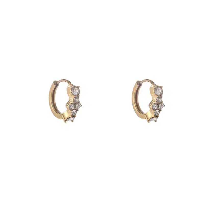 Go Dutch Label  oorbel met strass