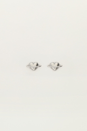 My jewellery oorbellen studs ufo hart zilver