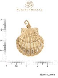 rose en camellia bedel schelp