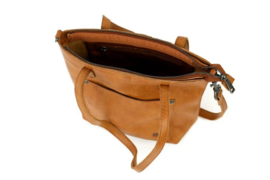 Bear Design Hand-/schoudertasje 'Josephine' cognac