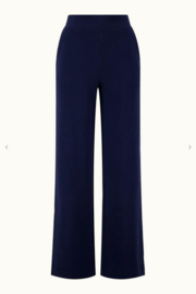 zusss structuur broek met stretch summer navy