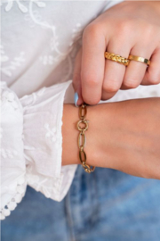 My Jewellery armband | goud iconic schakelarmband met grote schakels