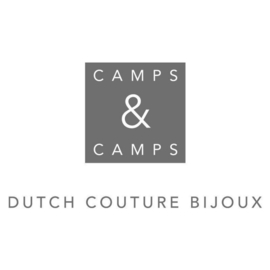 Camps & Camps oorbellen | goud little pearly white bunch dormeuses