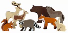 Egmont toys houten bosdieren