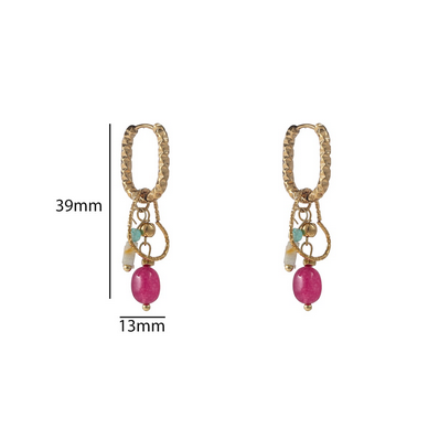 Go Dutch Label oorbellen summerhoop - 14k