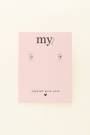 My Jewellery oorbellen | hartje studs zilver