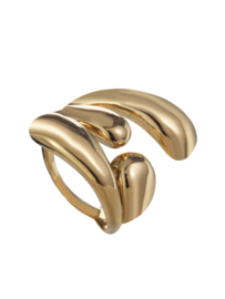 rose en camellia verstelbare ring