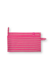 Pip Studio Set/2 Tea Towels Stripes Pink 65x65cm