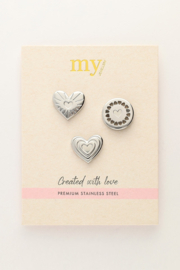 My jewellery Iconic broche set zilver