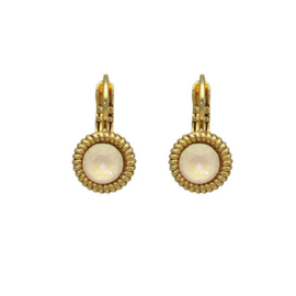 Camps & Camps oorbellen Swarovski Ivory Cream