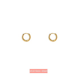 Go Dutch Label oorbellen basic hoop 6mm goud