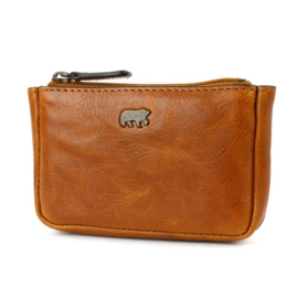 Bear Design heren portemonnee/sleuteletui Paolo Cognac