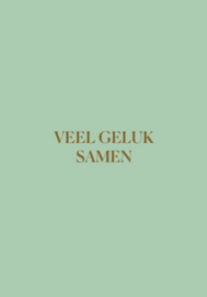 wenskaart regenboogjes | Veel geluk samen