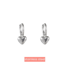 Go Dutch Label oorbellen Heart Hoop - RH