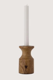 zusss kandelaar hout hartje naturel