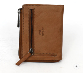 Bear design Ritsportemonneetje 'Gungun' Taupe