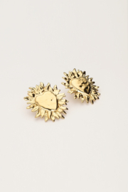 My Jewellery oorbellen iconic zonnig hart goud