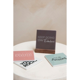 giftstories Jens Living Complimenten Tegels met Standaard /4