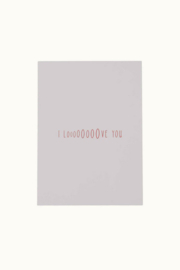 Zusss ansichtkaart I looooove you