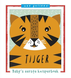 Wee Gallery  knisperboek Tijger | stof