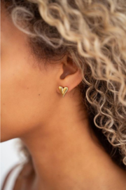My Jewellery oorbellen hart studs goud