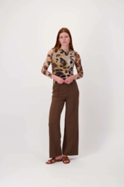 zusss Mesh Top Met Vlekken Print