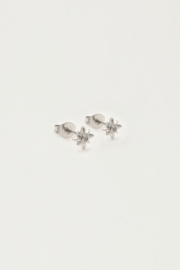 My jewellery oorbellen studs poolster strass zilver